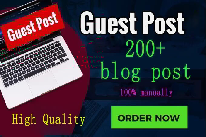200+ blog backlinks, 100% Manually