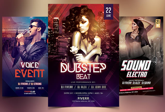 Design professional Flyer, Brochure, Pro posal , Card and social cover