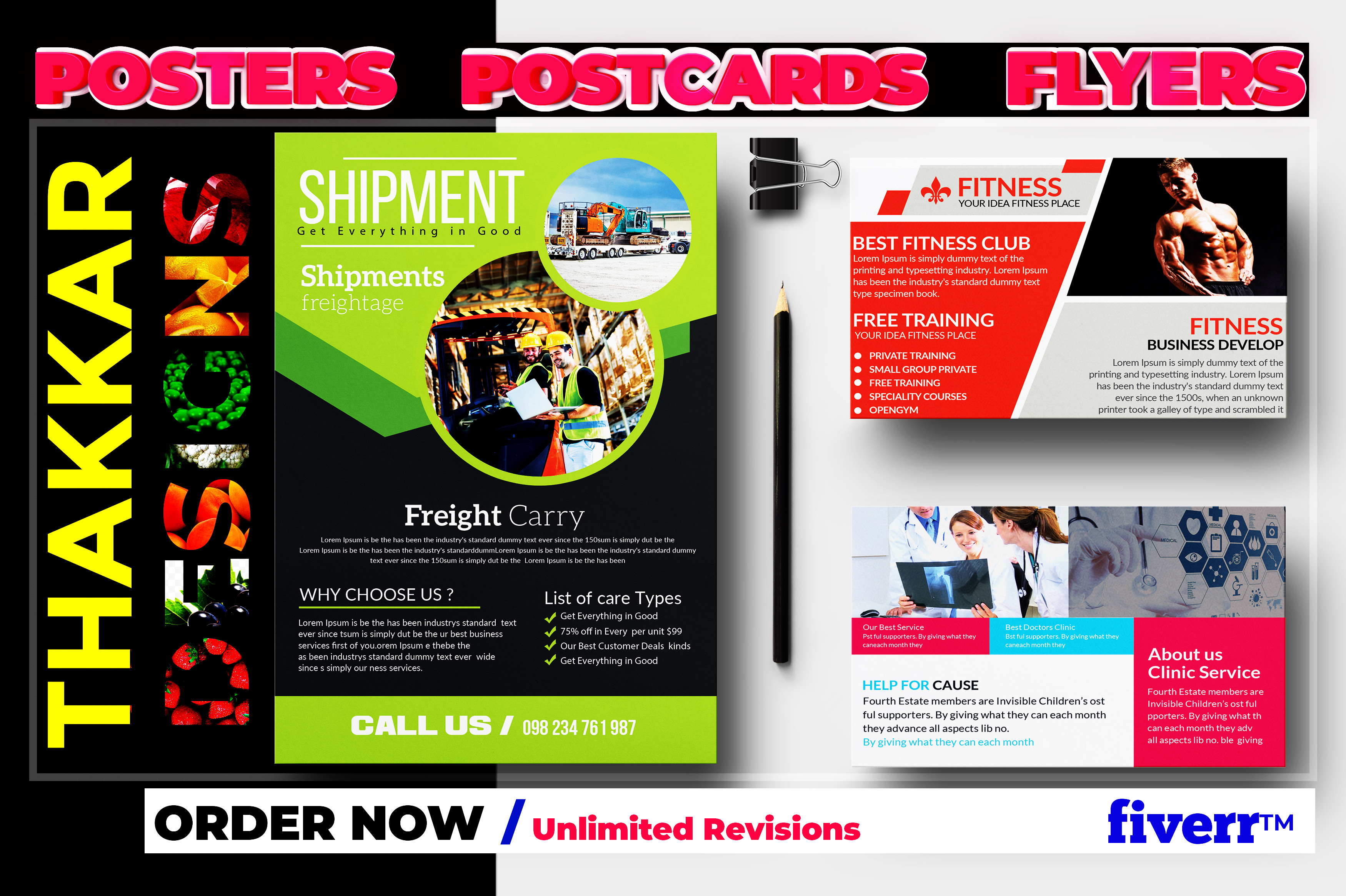 Design professional Flyer and poster for you Business