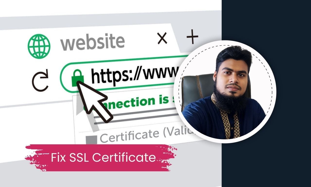 I will fix SSL and http errors and install SSL certificate