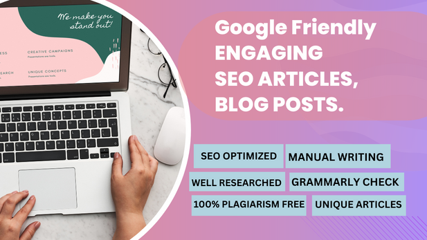 1000 Words Highly SEO Optimized Blog Article Rank Fast On Google