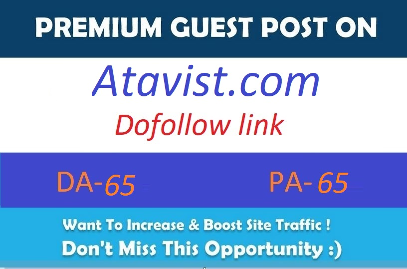 Publish guest post on Atavist.com Da- 65