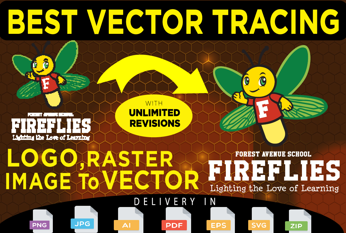 Vector Tracing On Image Or Logo, Vector Trace, Rede...