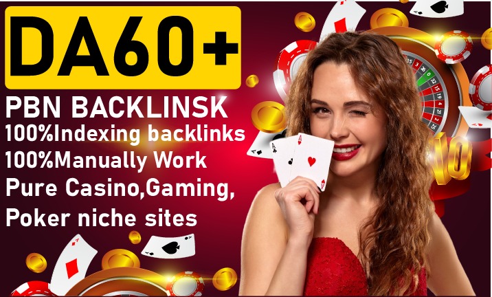 Powerful SEO - Rank Boost On Top page 100 Casino, Poker, Gambling niche PBNs backlinks 