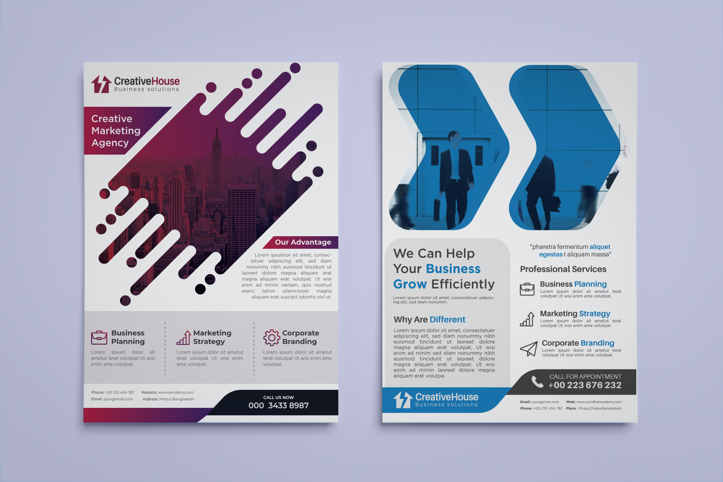  professional corporate flyer, Brochure,poster design in 24 hours