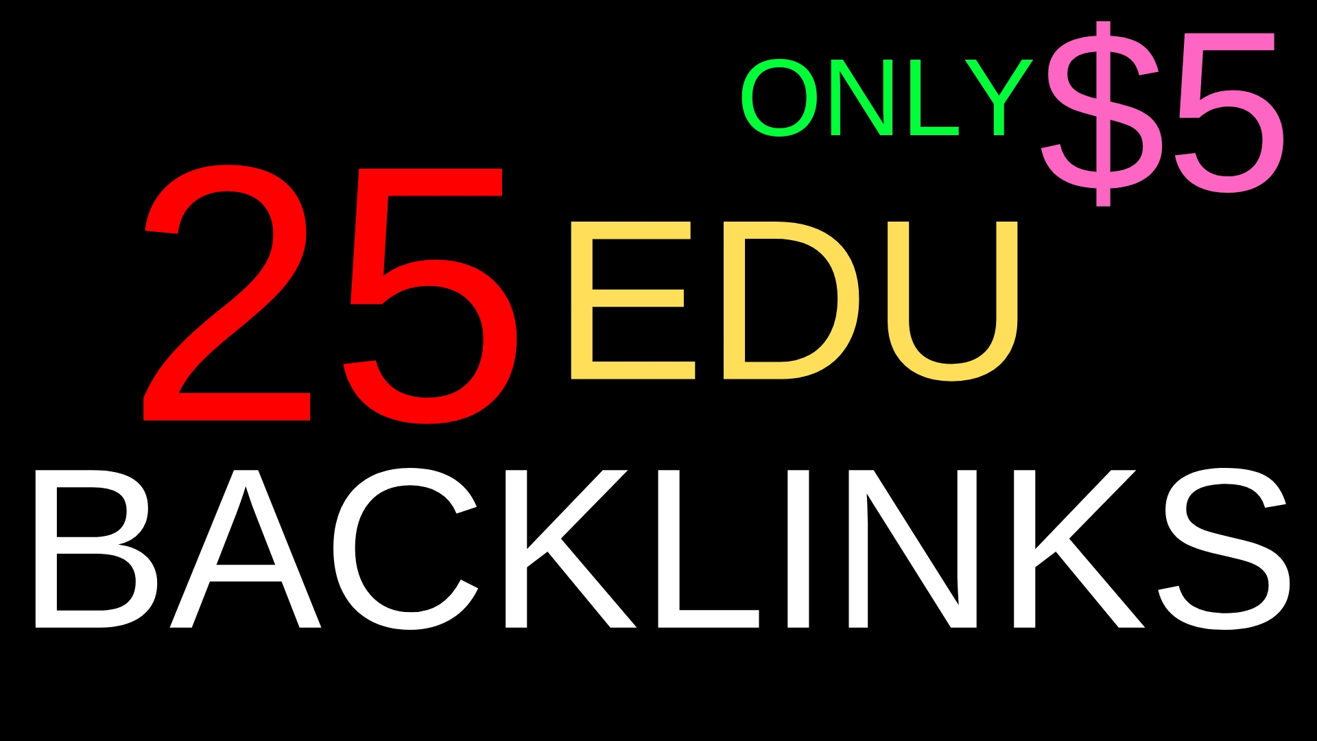  25Edu and Gov profile backlinks