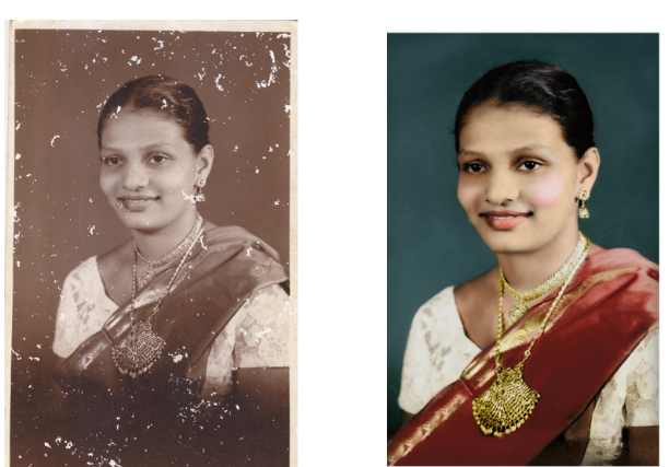 Restore an image, professional photo restoration