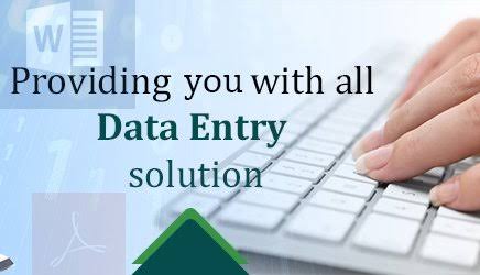 I have Good knowledge of data entry 