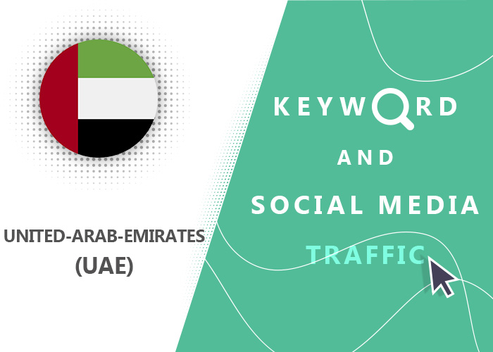 Send (UAE) United Arab Emirates Organic Keyword And Social Media Traffic