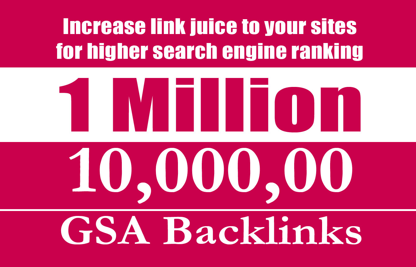 Build 10,000, 00 Gsa Backlinks For Faster Website Ran...