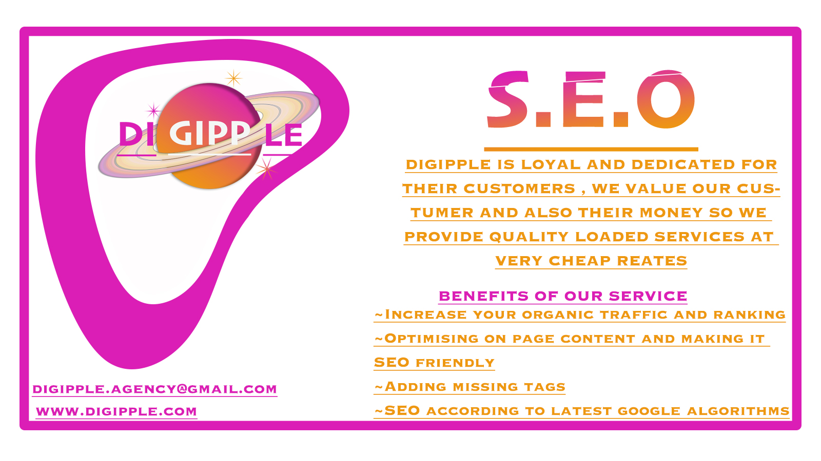 I Will Do All Types Of SEO For Your Website To Rank On First Page