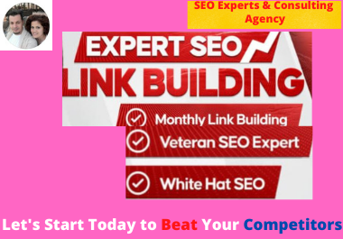 I will provide monthly off page SEO backlinks service with white hat link building