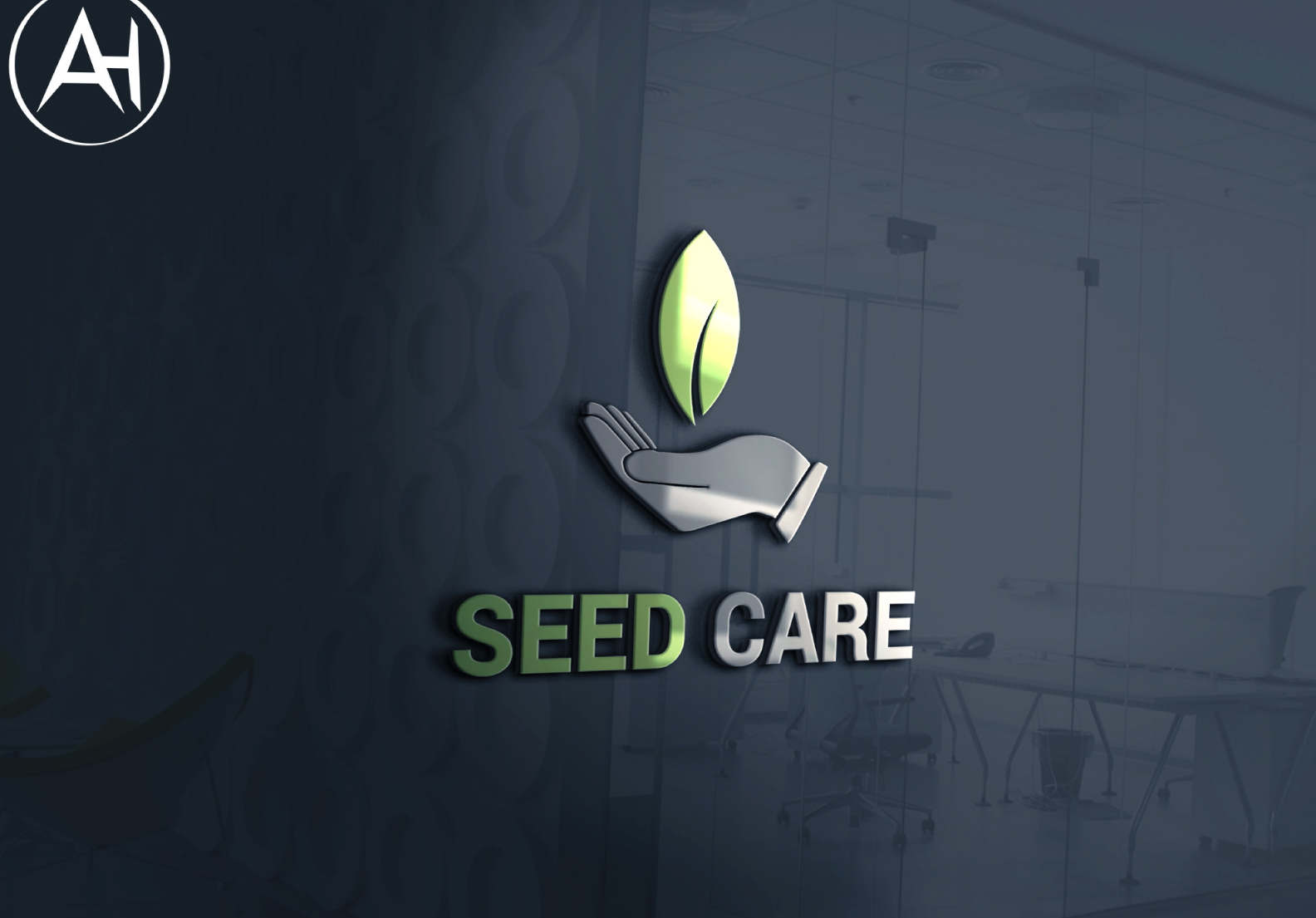 modern and eye catching logo with free mockup