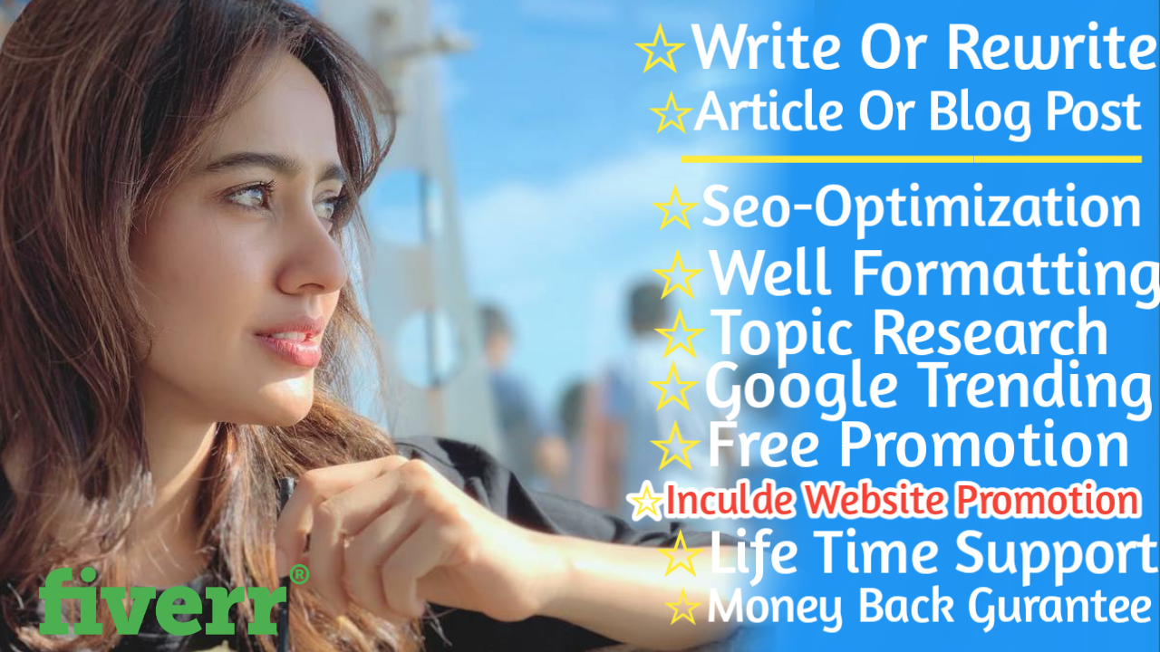 Write a high quality article for you
