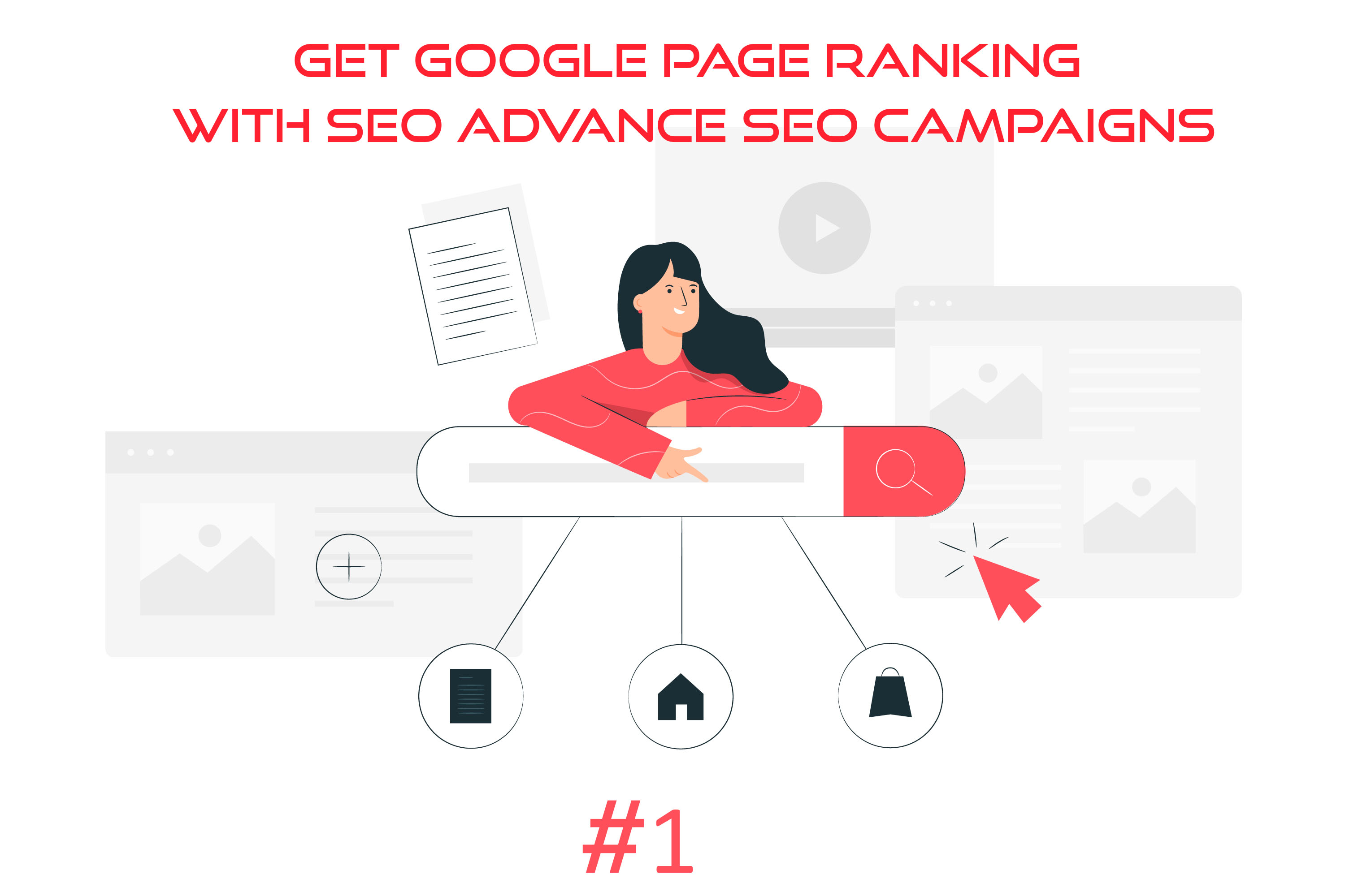 Land up to TOP 7 on Google ranking you page with seo Advance Seo Campaigns