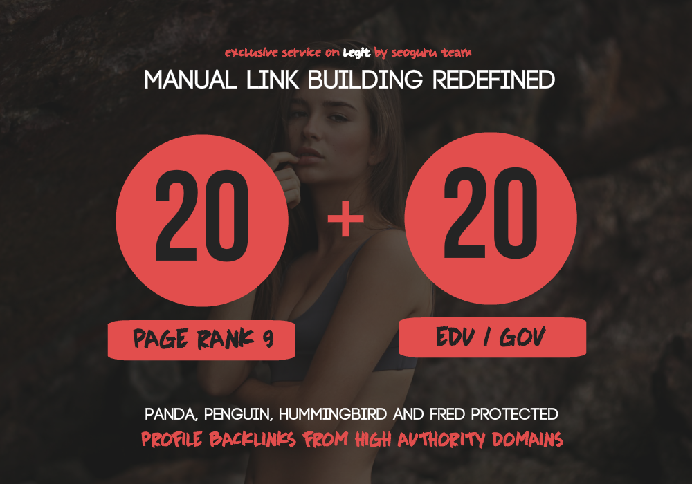 Make 20 Pr9 + 20 Edu- Gov High Pr SEO Authority Backlinks - Fire Your Google Ranking