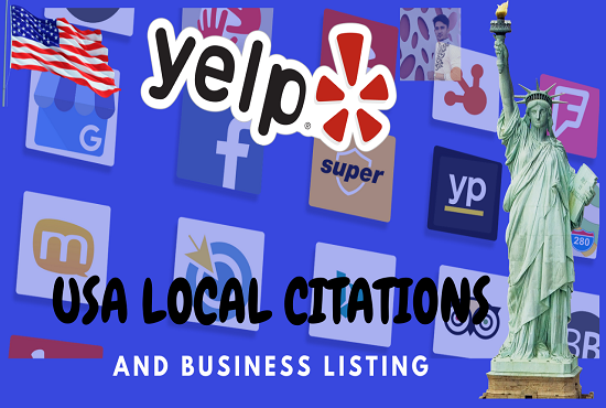 Top 100 yext local map citations and directory list with high DA PA