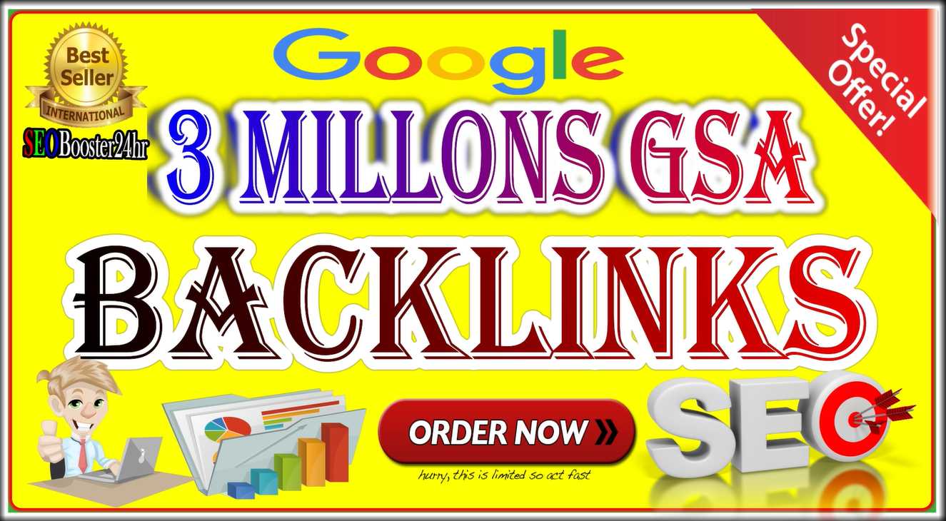 Special 3 Millions GSA SER HQ Veryfied Dofollow Backlink Juice Blast for Google Rangking 