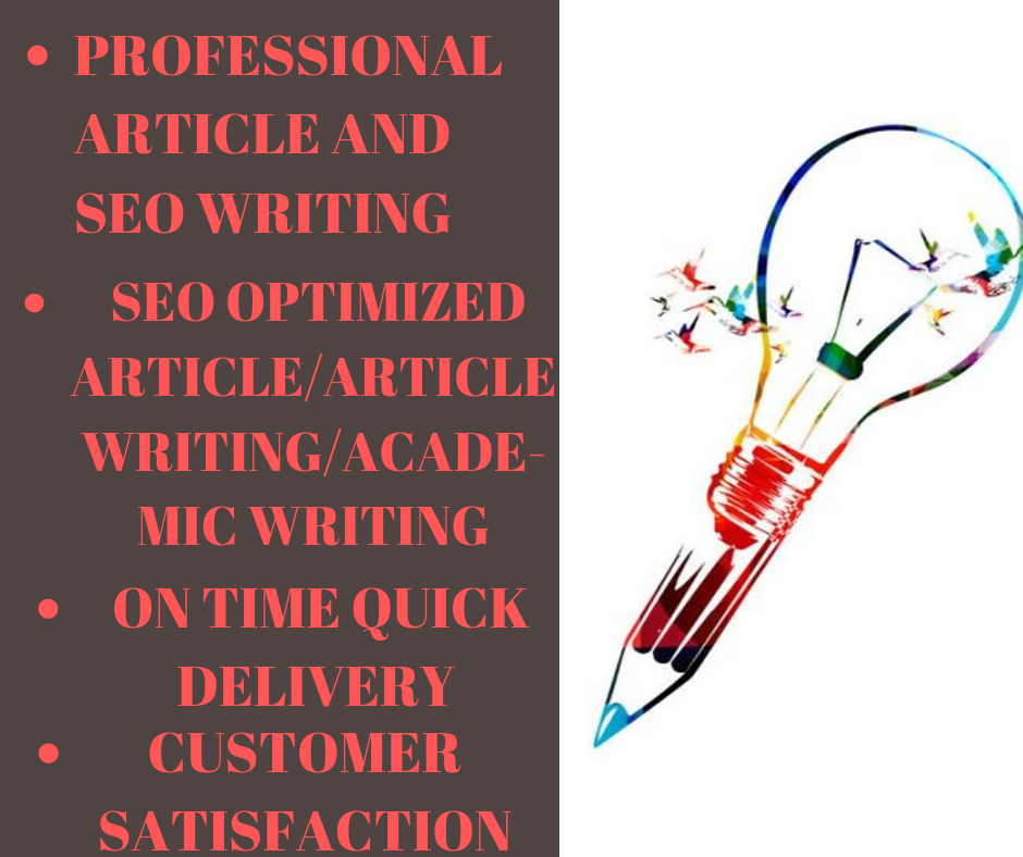 creative SEO article wriitng of 500 words in 24 hours