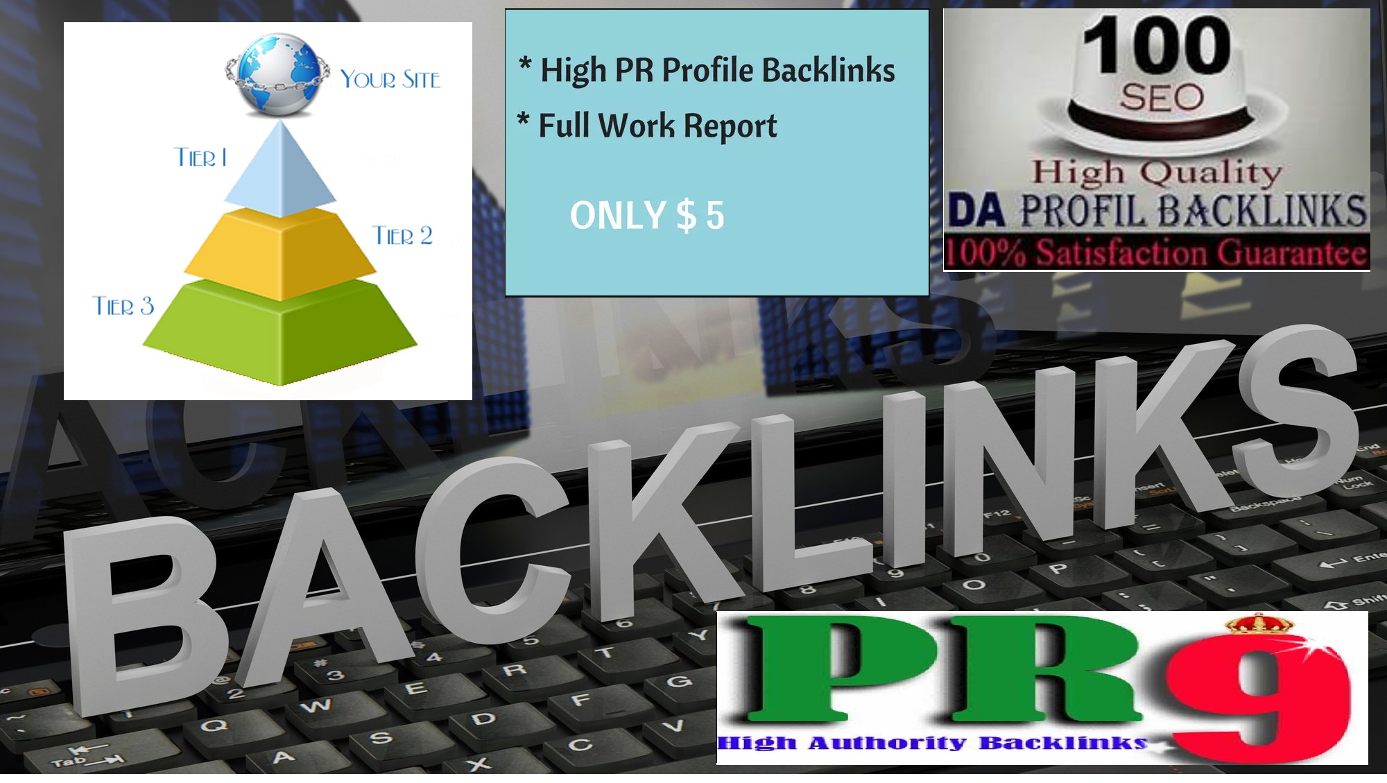 500 high back links and directorys