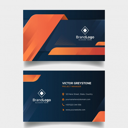 I will do 2 business card design