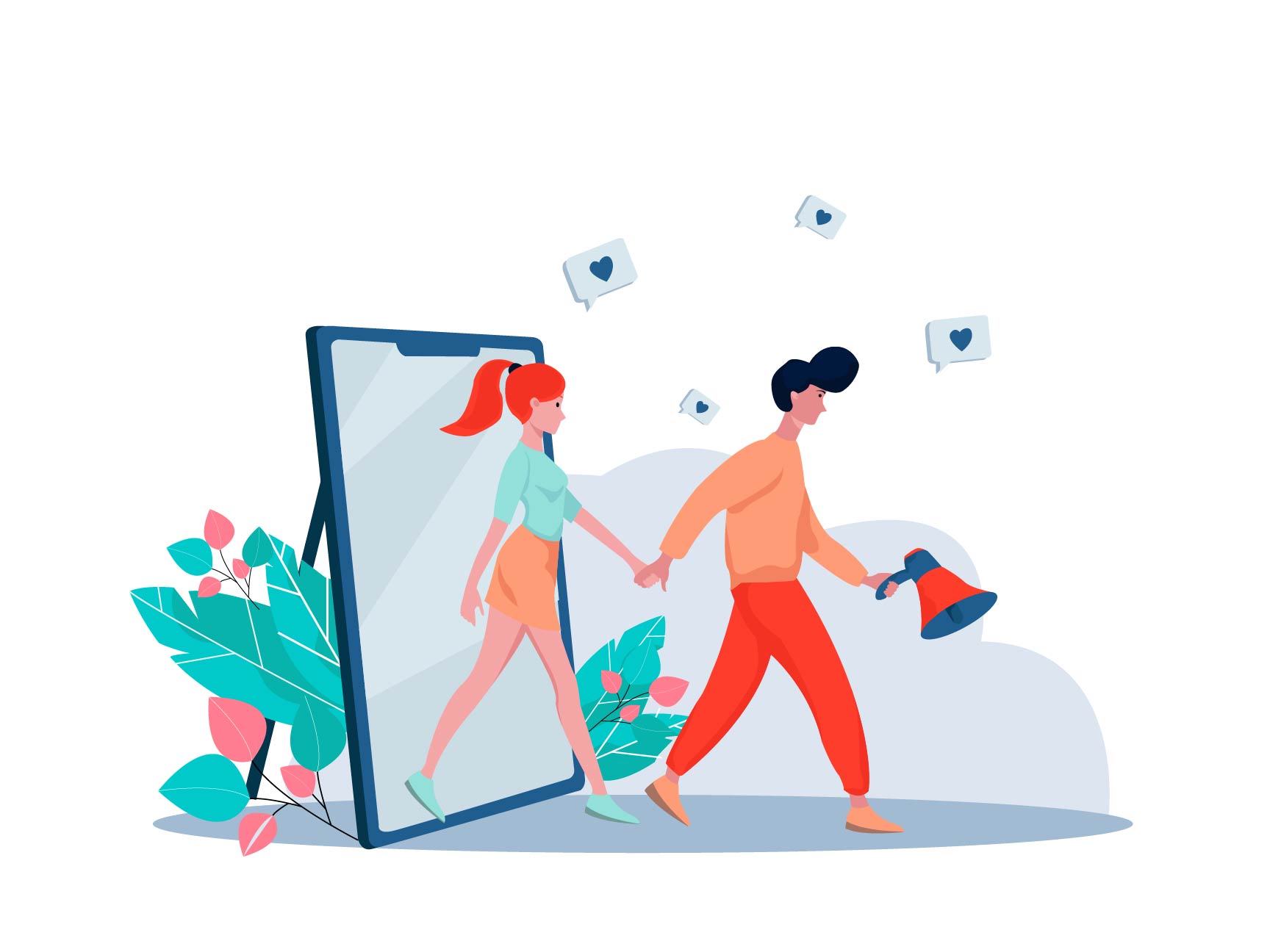 i will draw simple flat illustration