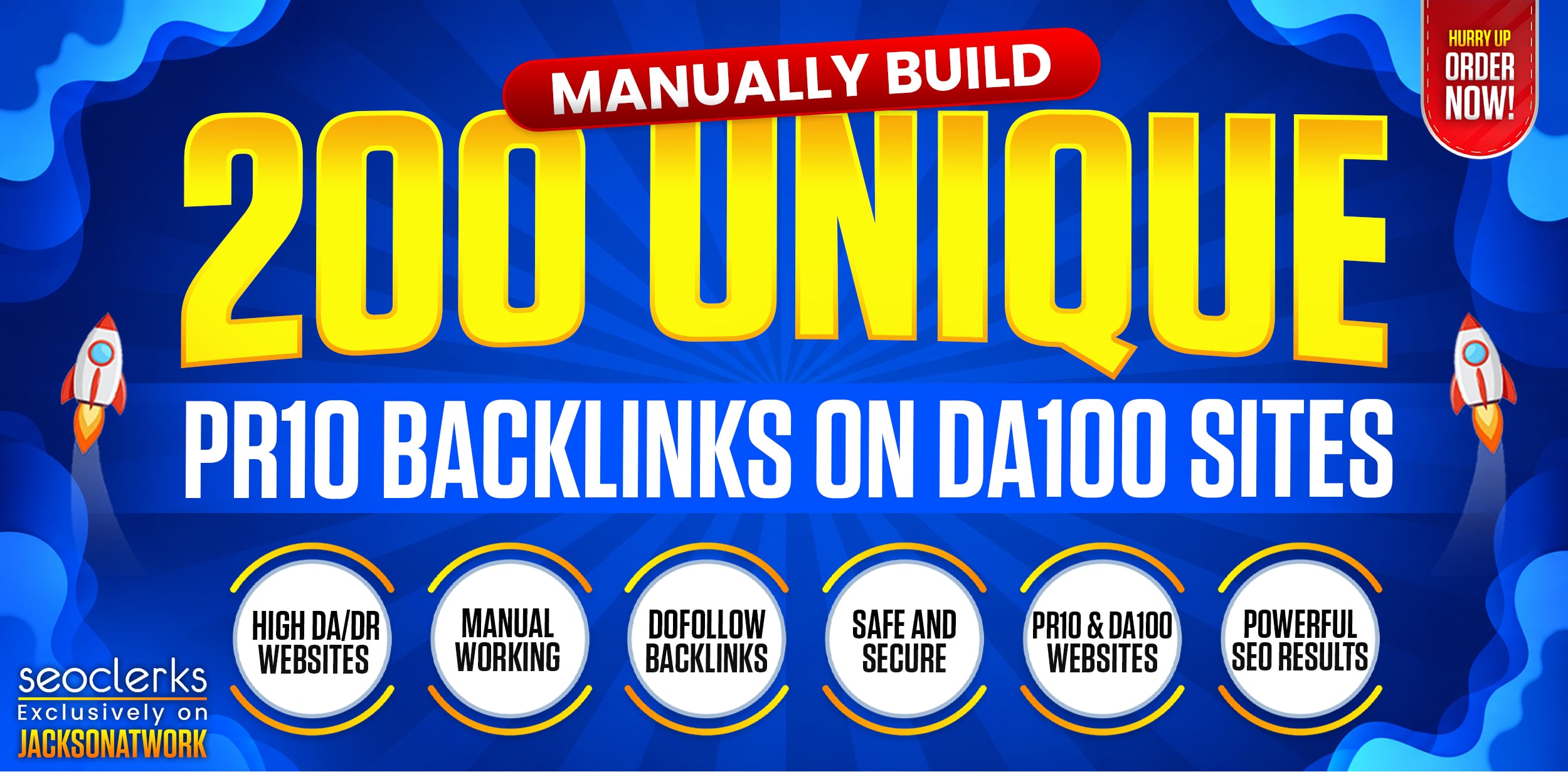 Manually Build 200 Unique PR10 Backlinks on DA100 Sit...