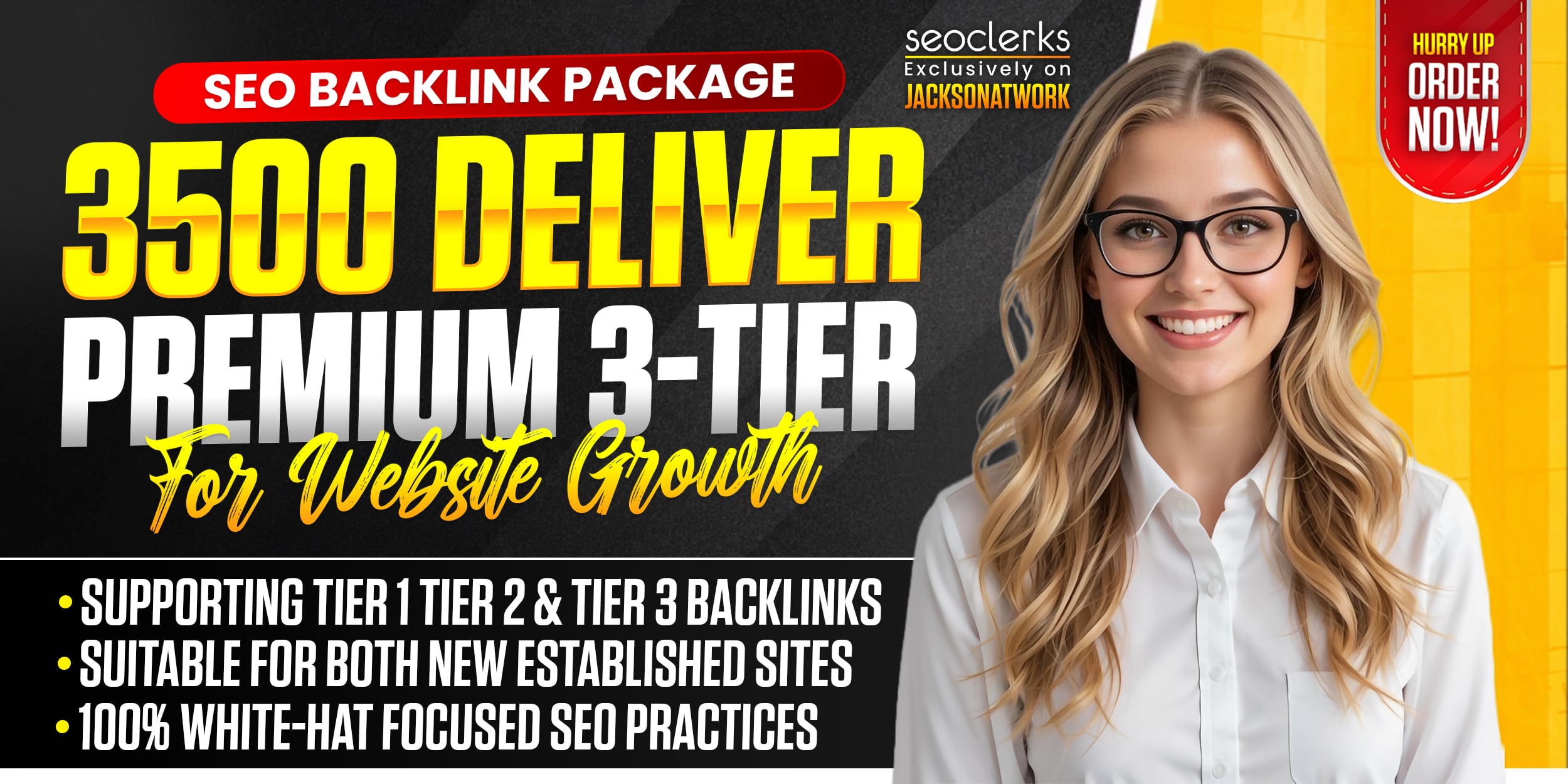 3500 Deliver a Premium 3-Tier SEO Backlink Package for Website Growth