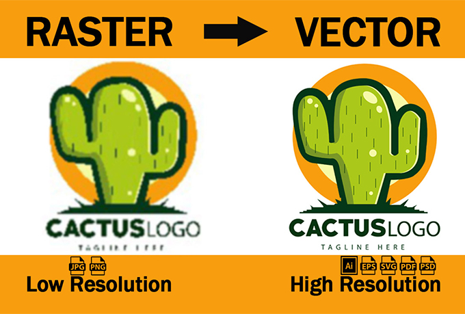 I will vector tracing, vectorise logo or convert png...