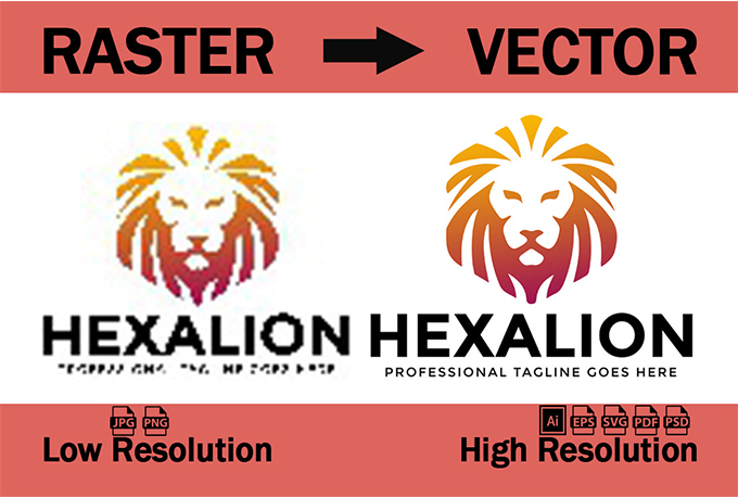 I will vector tracing, vectorise logo or convert png jpeg to vector 