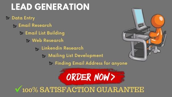 I will be your virtual assistant, data entry and Lead Generation assistant