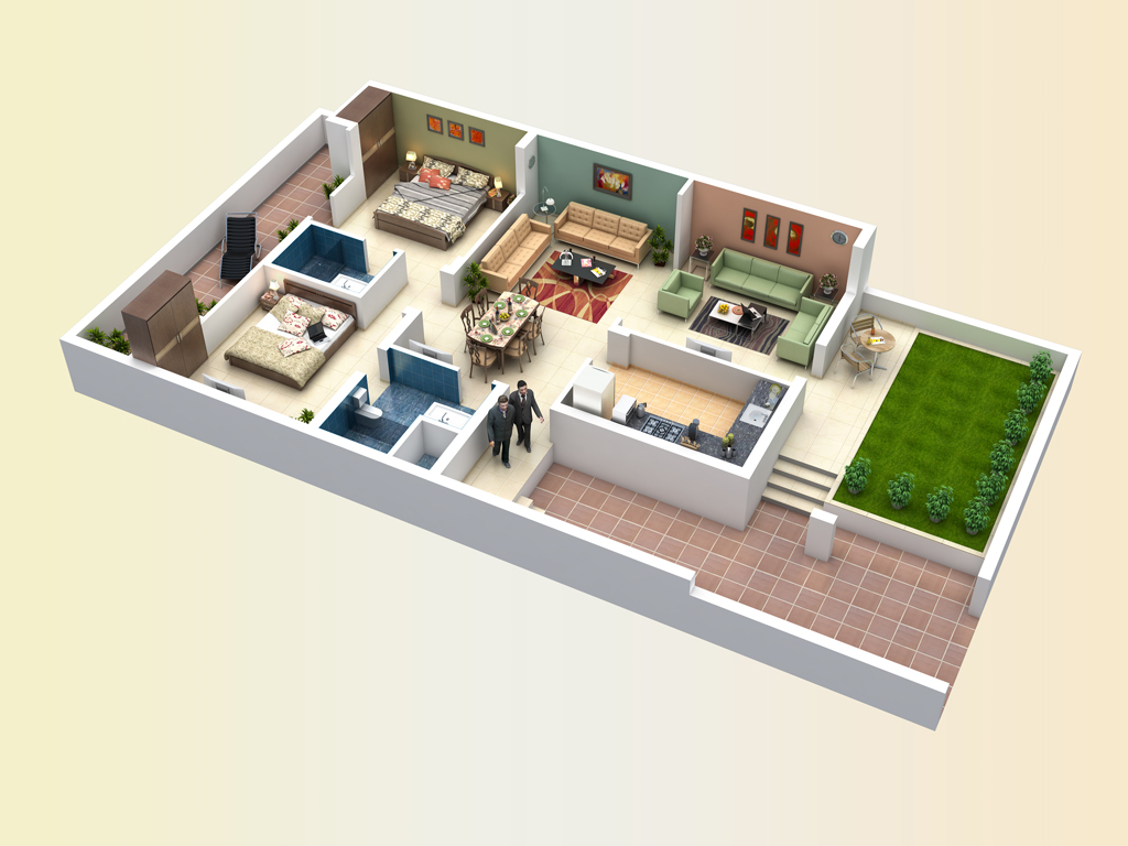 I can make Building 2D & 3D House Design