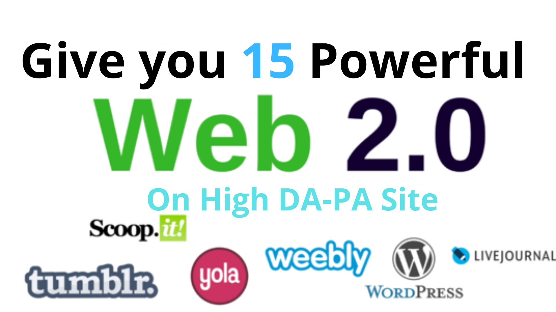 Give you 15 WEB2.0 to boost your Search Engine Rank