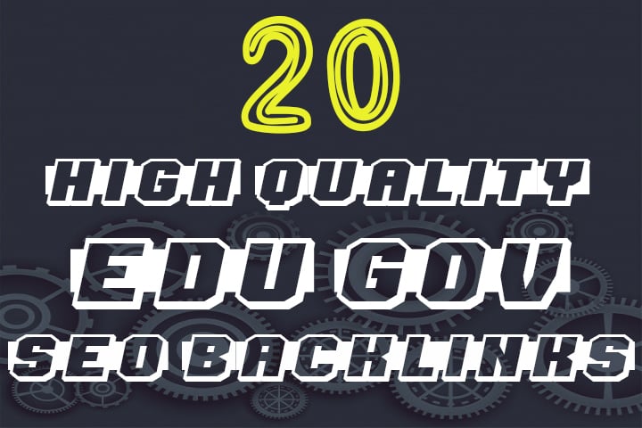 create 20 high trust authority edu and gov SEO backlinks service