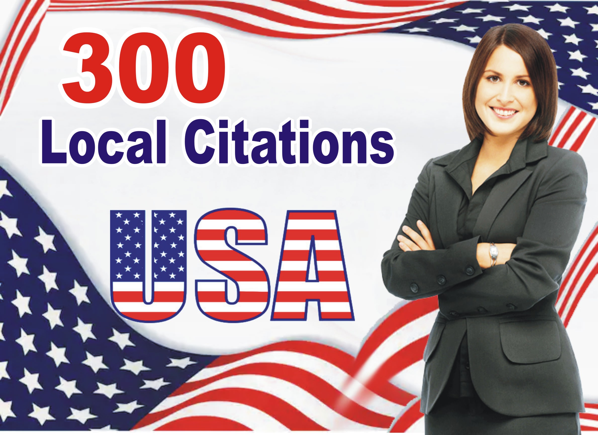 I will do 300 USA local citations and directory submi...