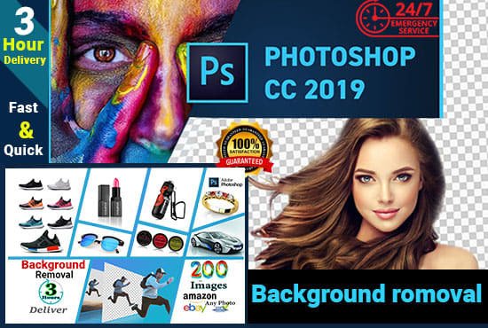 I will photoshop editing,background removal,image retouching,resize