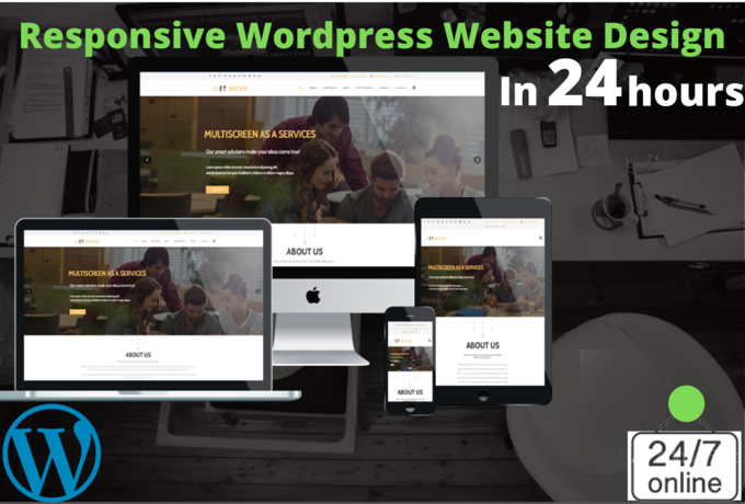 I will Create responsive, SEO friendly wordpress web...