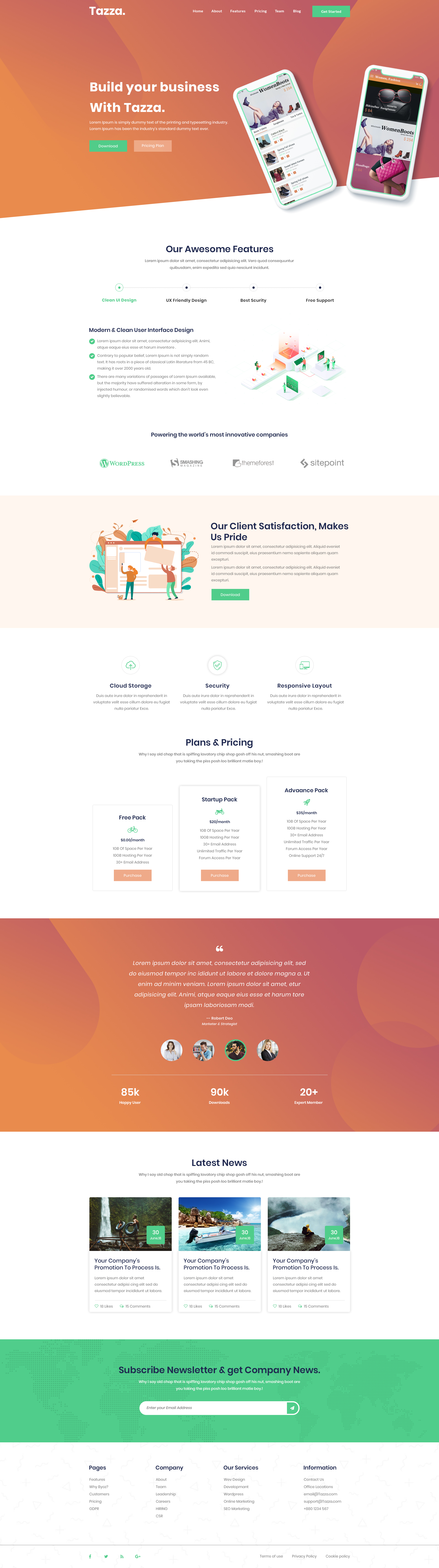 I will do web design with HTML/CSS