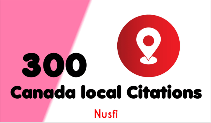 100 Canada local Citations and directory submission for local seo