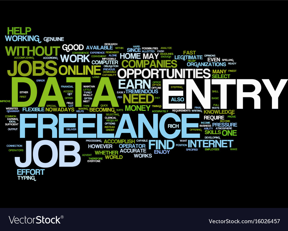 i will do data entry job on Ms offices