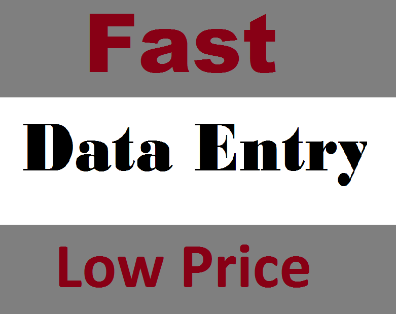 data entry expert with low price and creative writing expert
