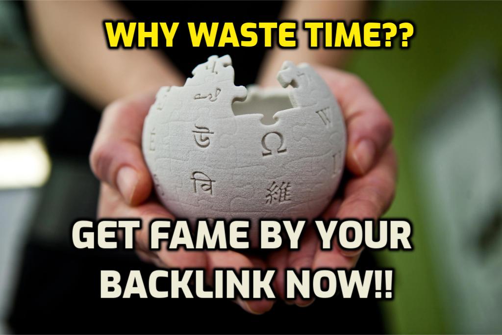 High Domain Authority WIKIPEDIA SEO Backlink for Google !!