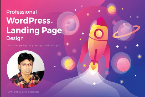 I will create responsive Wordpress landing page
