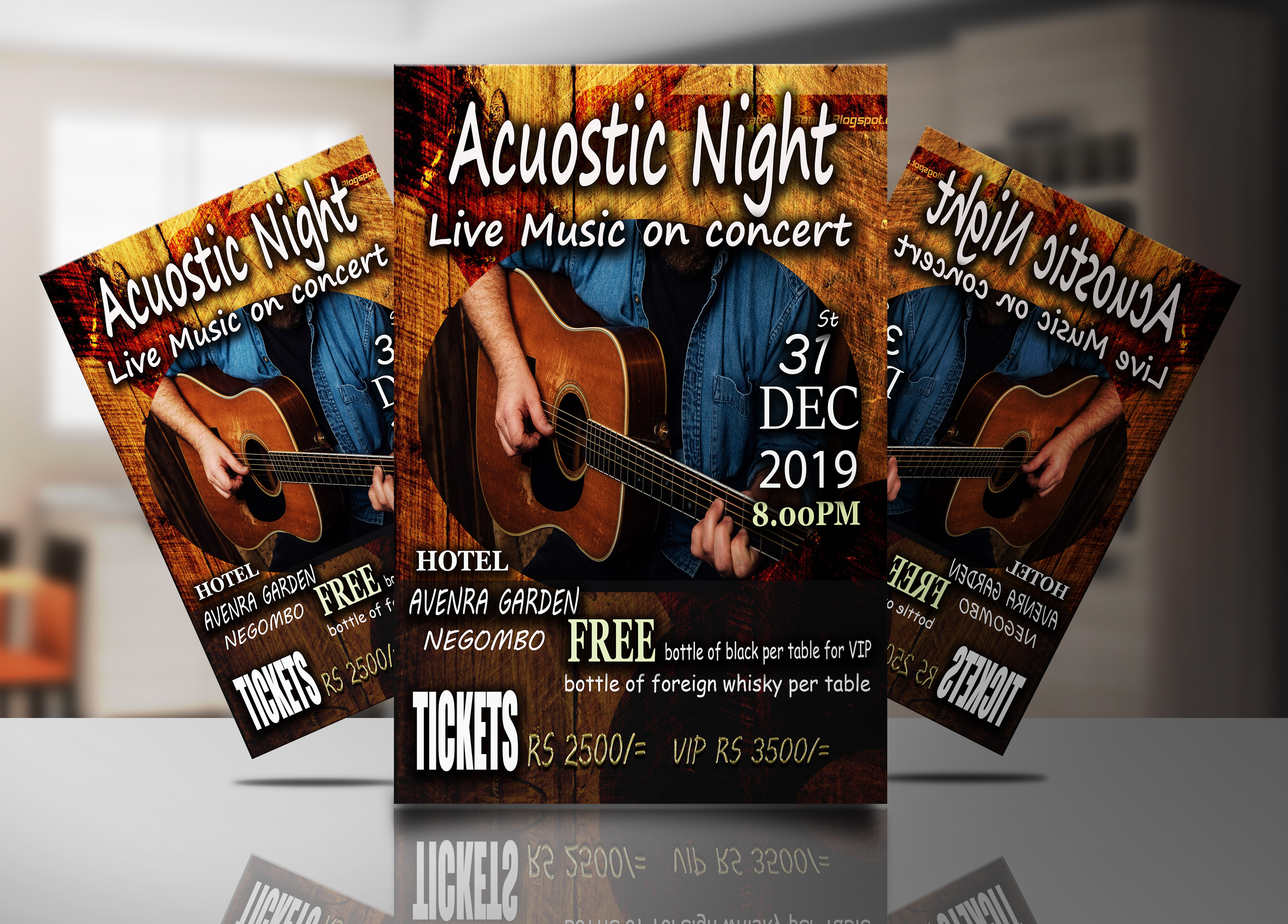 Professional flyer, poster, brochure, business card