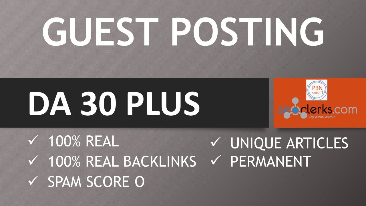 Rank your Site on GOOGLE with 10DA 30 REAL DOFOLLOW AUTHORITY BACKLINKS