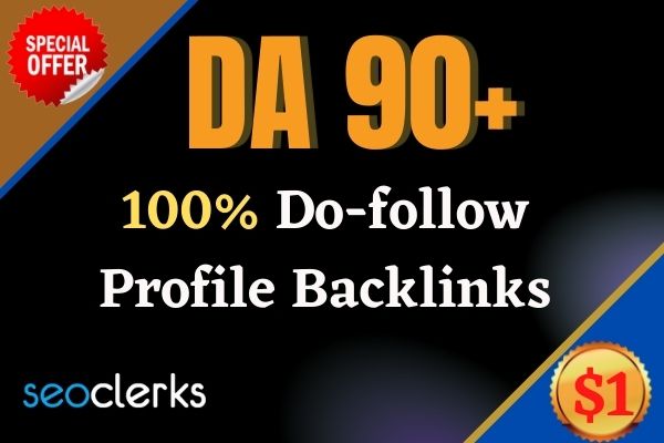 I will provide 20 high-quality profile backlinks improve your website.