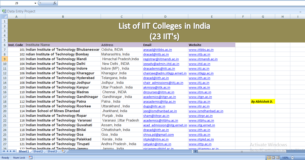 We do all kinds of Data Entry work in a minimum budget.