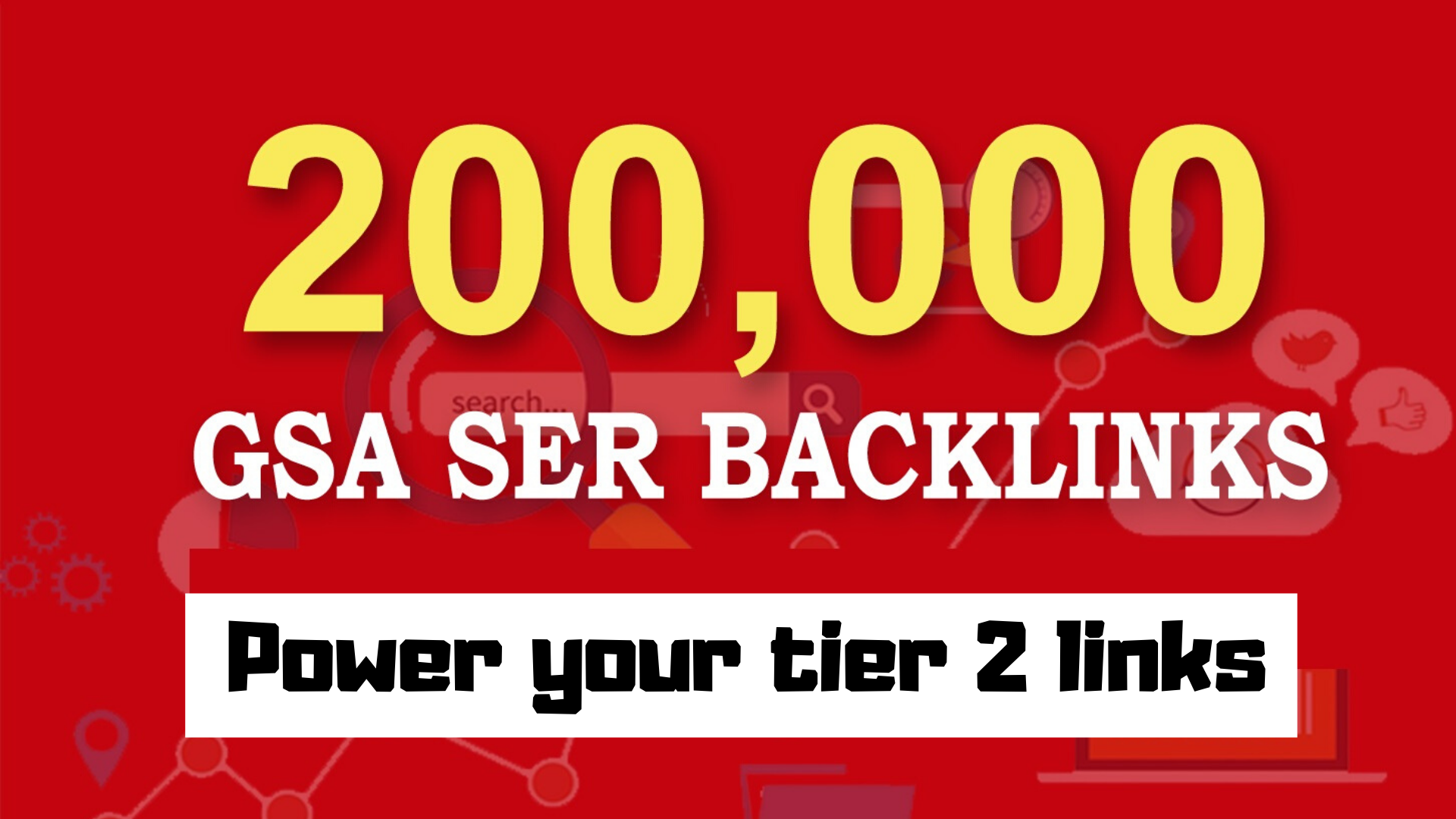 200,000 GSA Ser Authority Backlinks, Power Your Tier 2 Links