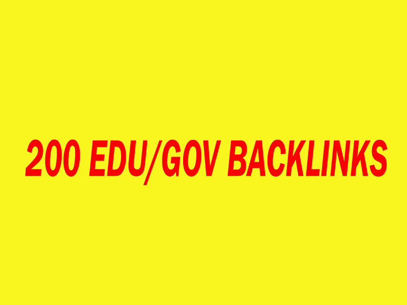 We Create High quality 200 Edu and Gov Redirect Backlinks