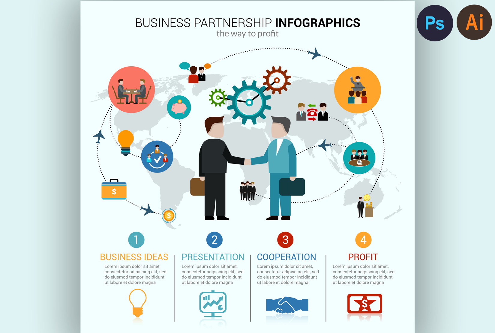 I will create professional infographic